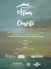 Fortaleza sedia o I Festival Gastronômico Ceará Mares do Atum nesta quarta (25)