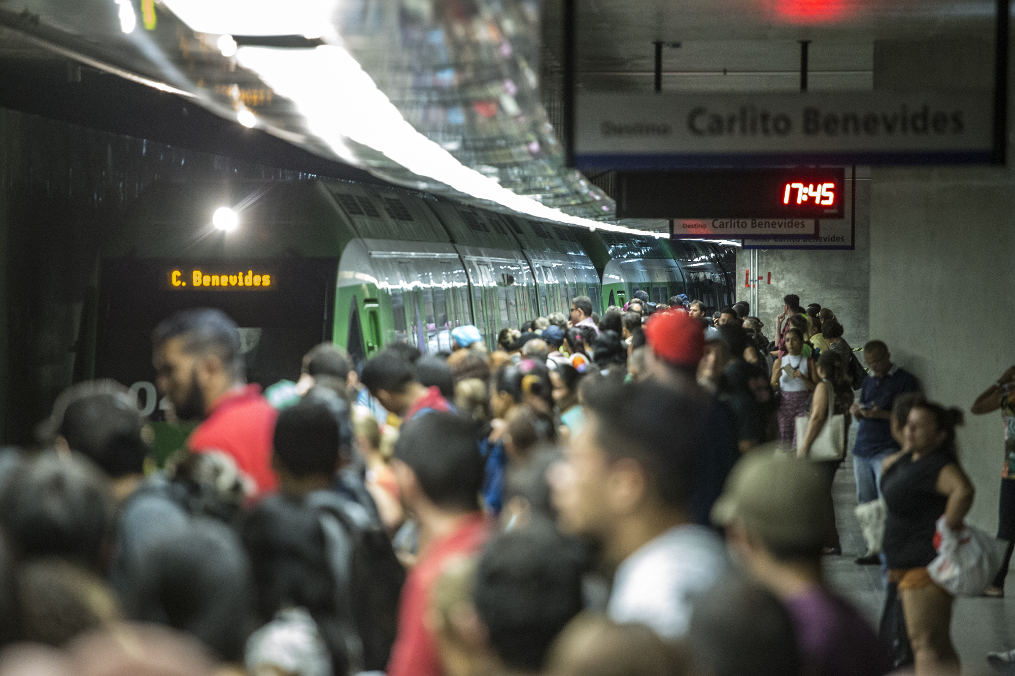 Repetindo a tendência de anos anteriores, a Linha Sul do Metrô de Fortaleza registrou crescimento no número de passageiros nos dois primeiros quadrimestres deste ano.