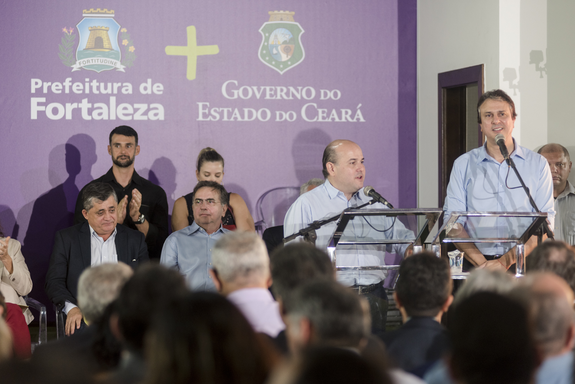Em apresentação conjunta da parceria, o governador Camilo Santana e o prefeito Roberto Cláudio anunciaram investimentos da ordem de R$ 1,851 bilhão para o primeiro eixo de atuação do plano