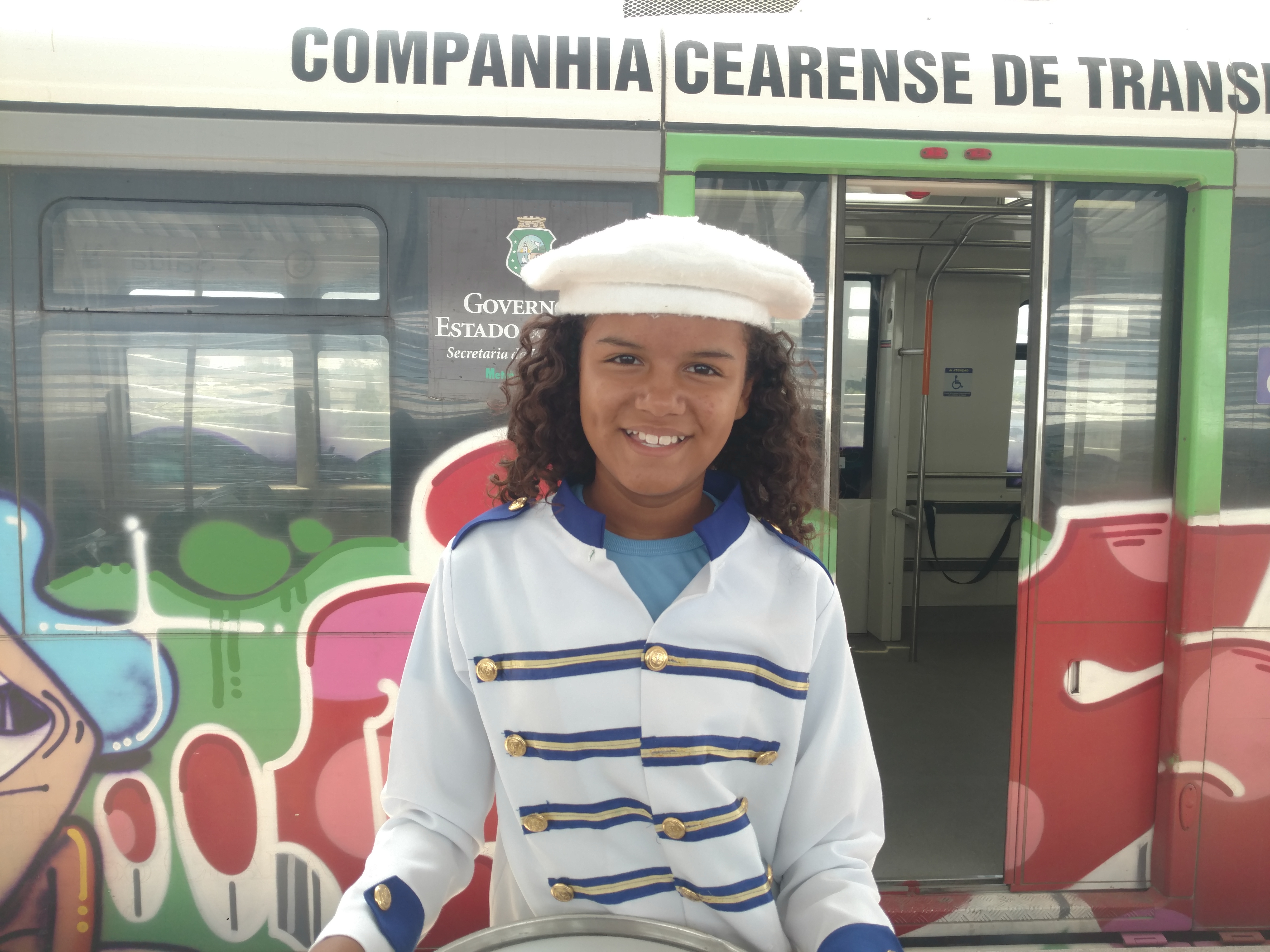 O Metrofor recebeu nesta quarta-feira (4) alunos da escola municipal de Ensino Fundamental e Médio Papa João Paulo XXIII para uma visita ao Ramal Parangaba-Mucuripe.