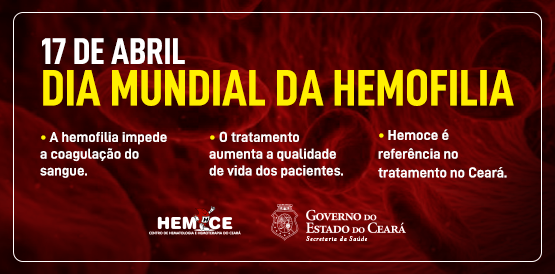 Hemoce comemora Semana de Conscientização sobre Hemofilia