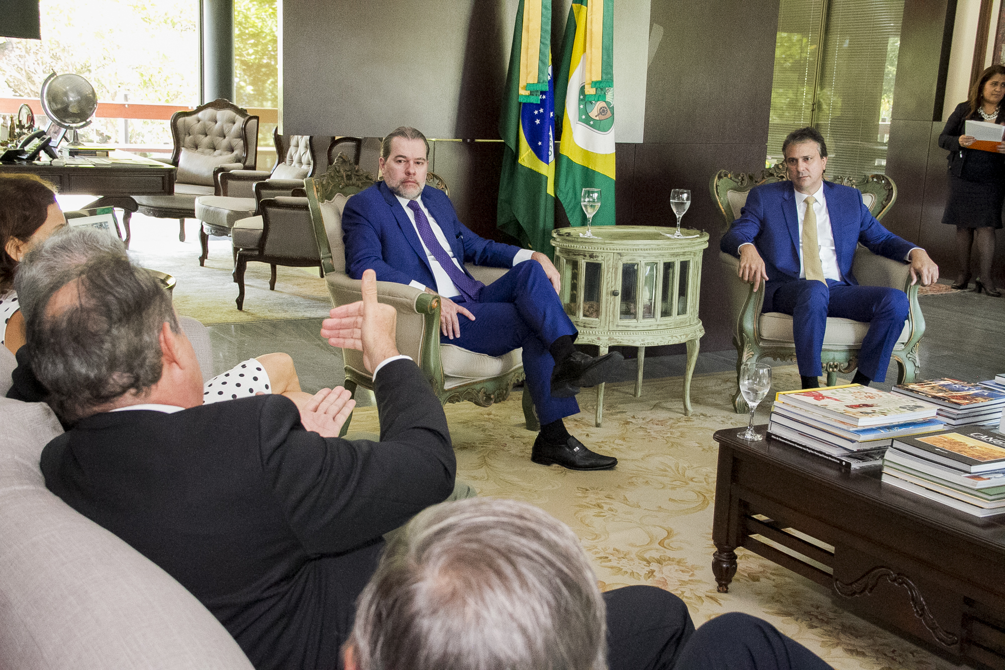 Governo do Ceará recebe visita do presidente do Supremo Tribunal Federal