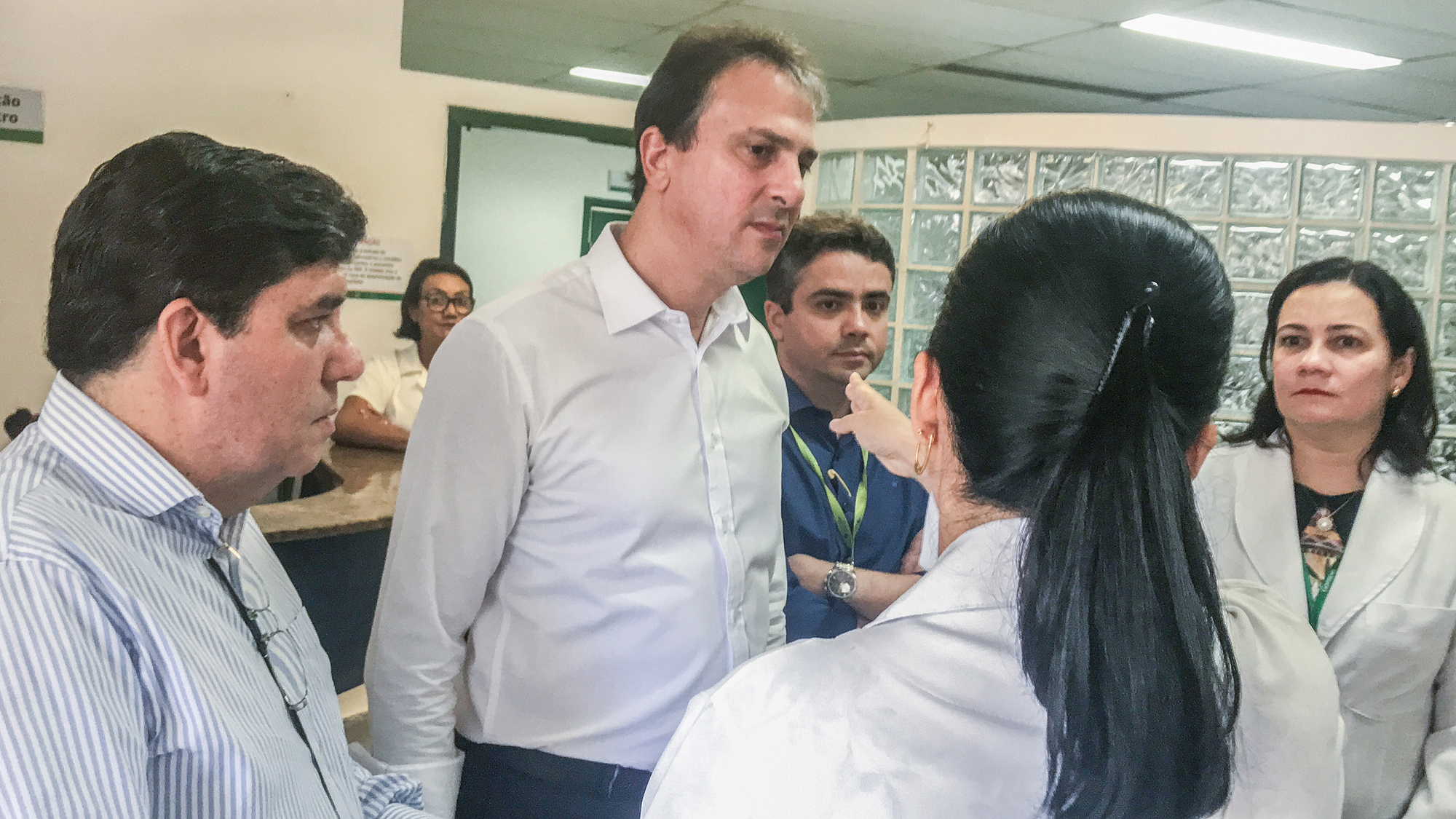 Camilo Santana faz visita ao HGF