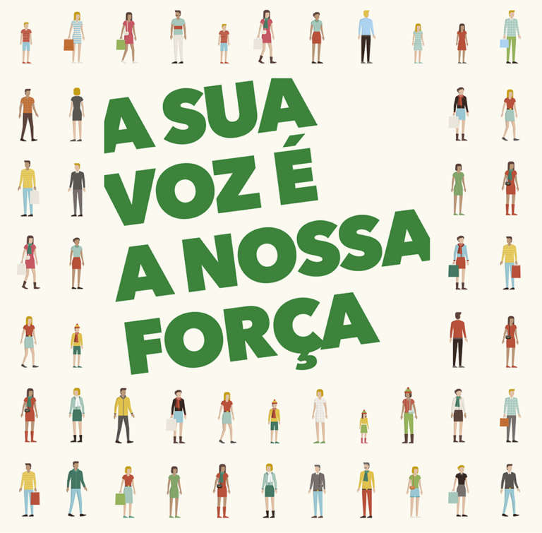 banner a sua voz é a nossa força