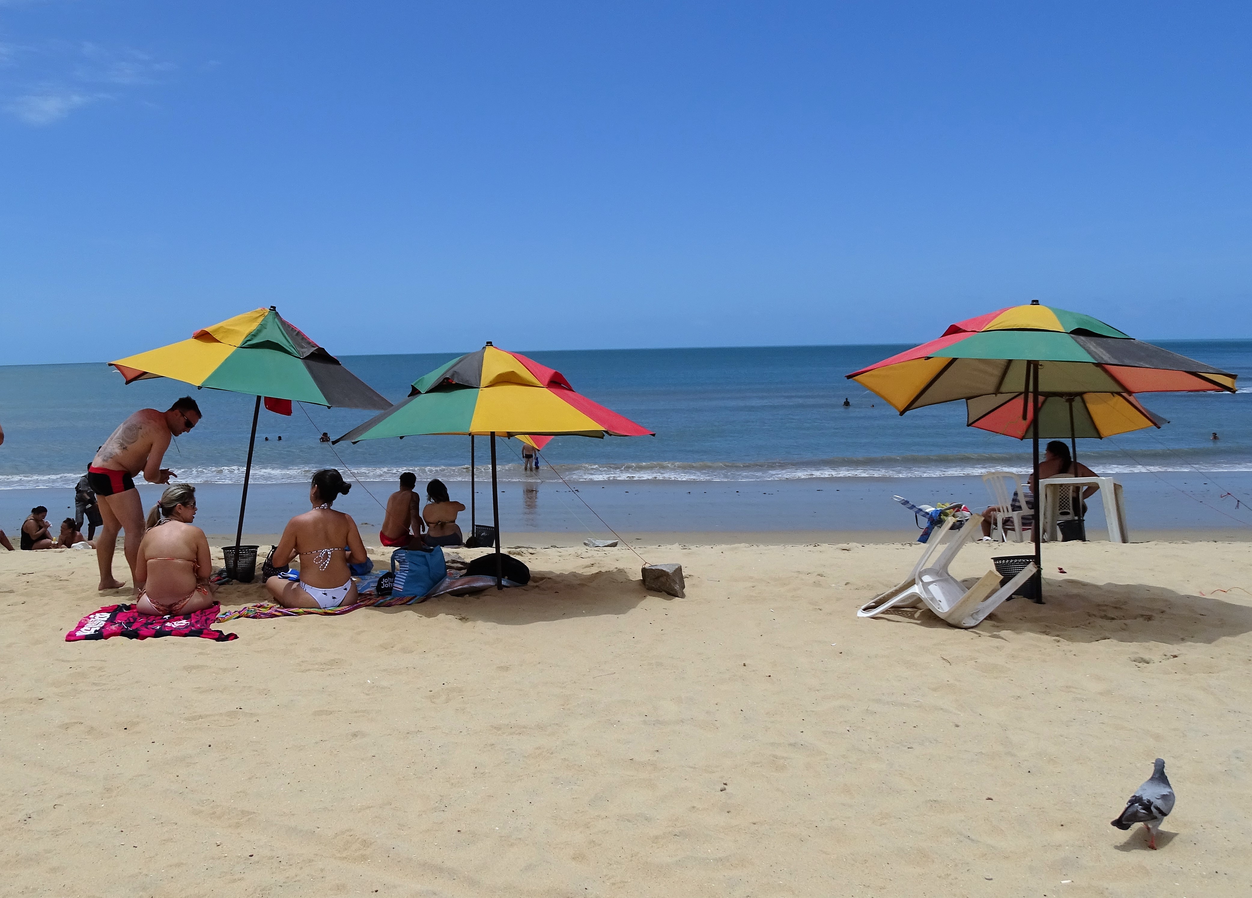 Praias da zona centro de Fortaleza estão próprias para banho
