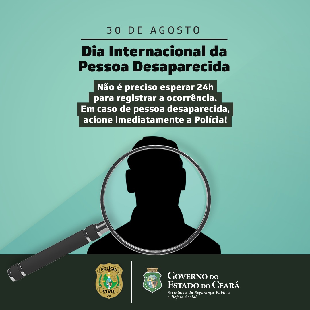 banner sobre desaparecidos