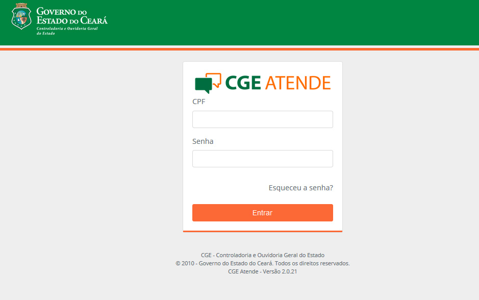 sistema de suporte cge atende