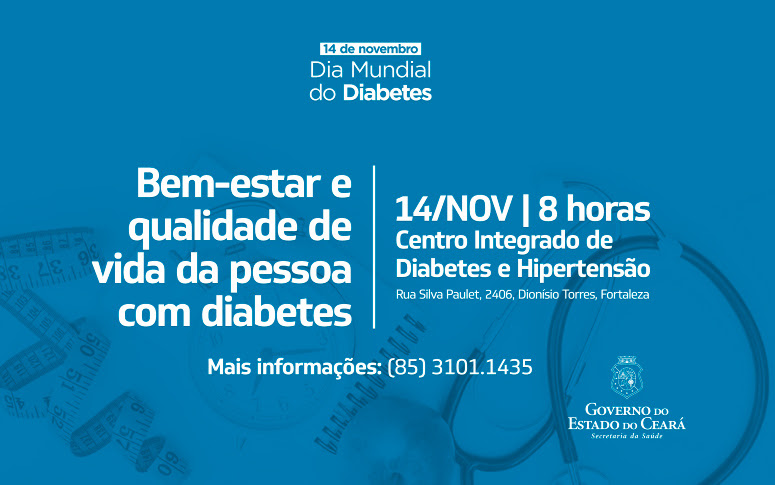 Banner do dia mundial da Diabetes