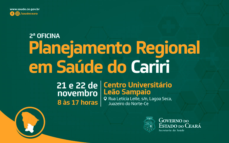 Banner Planejamento Regional do Cariri