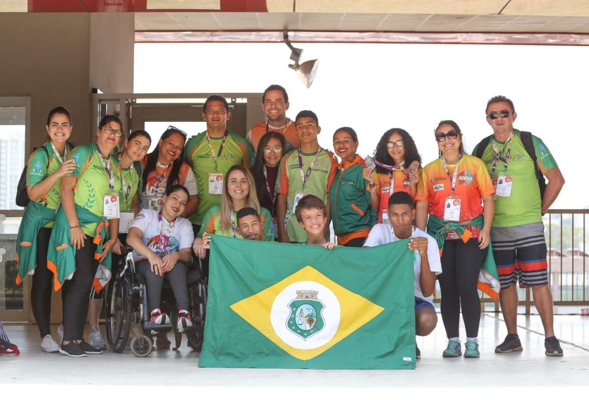 Medalhistas nas Paralimpíadas Escolares
