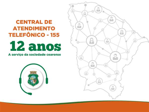 Banner dos 12 anos da Central 155