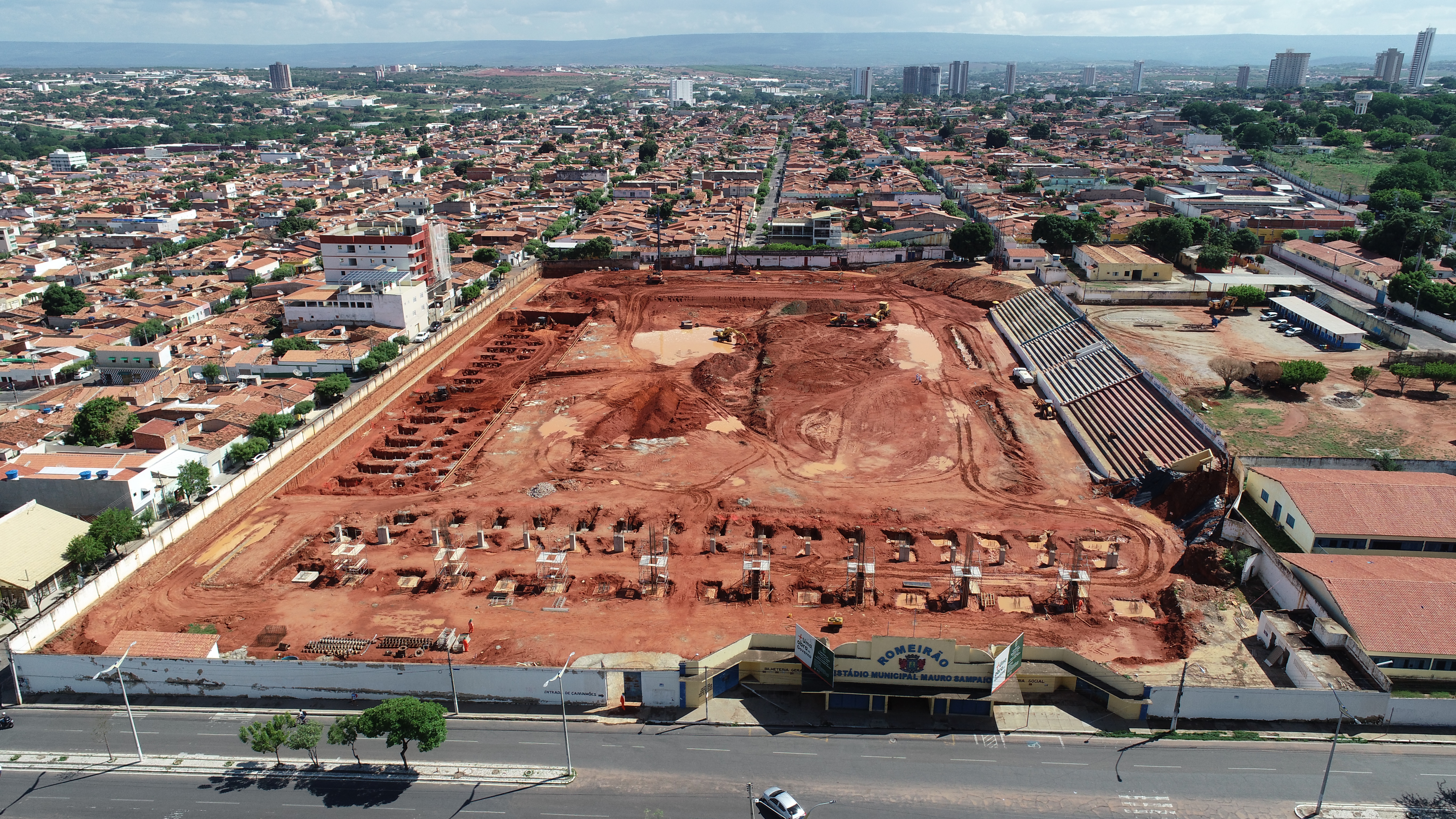 Obras na Arena Romeirão