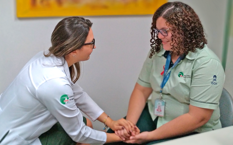 Atendimento psicológico no HGWA