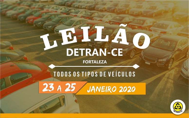 Banner Leilão de Veículos do Detran