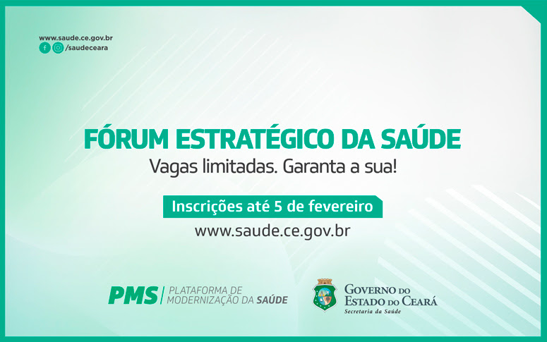 Banner Fórum Estratégico da Saúde