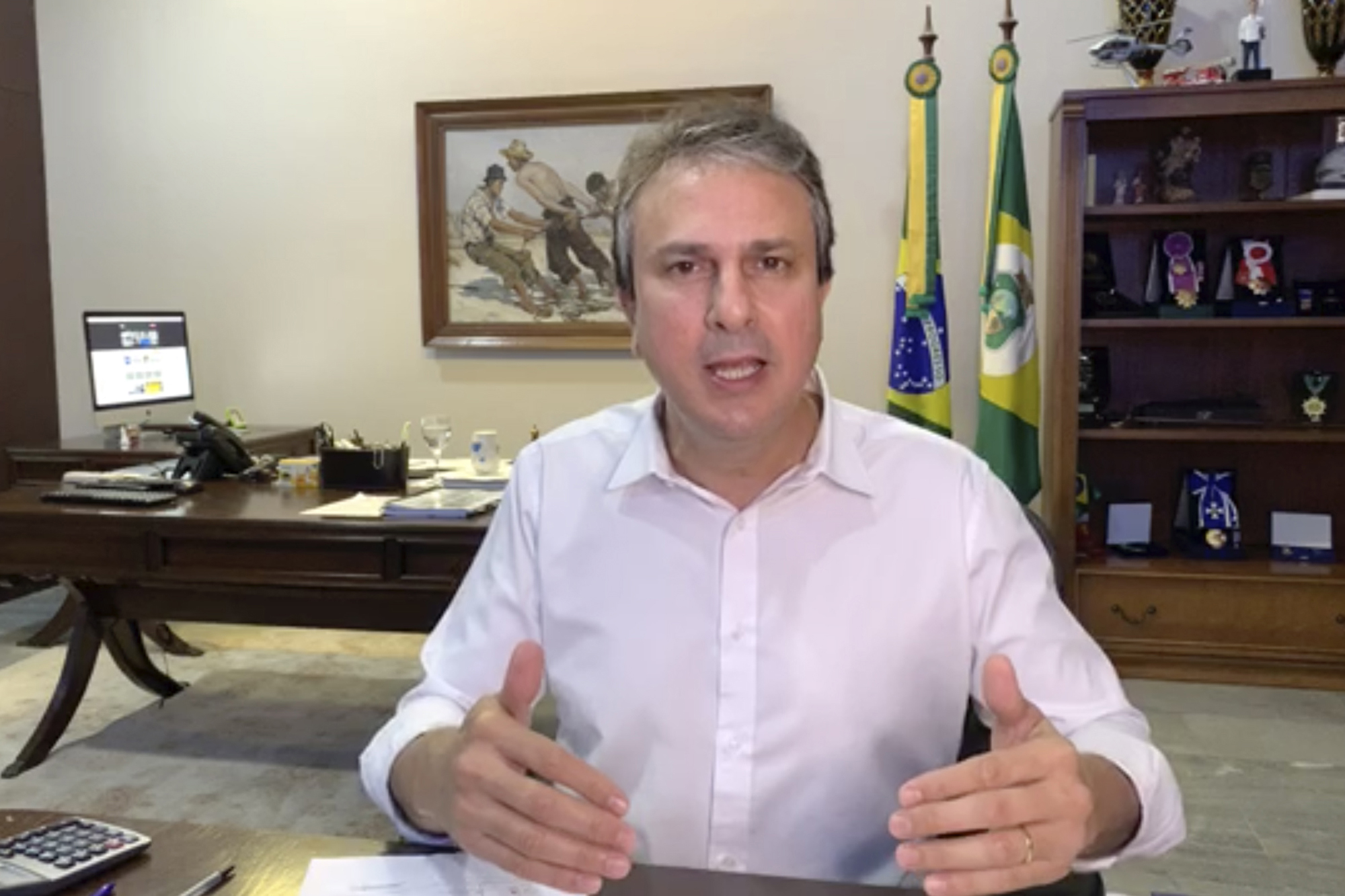 Governador reforça a importância do isolamento social no Ceará
