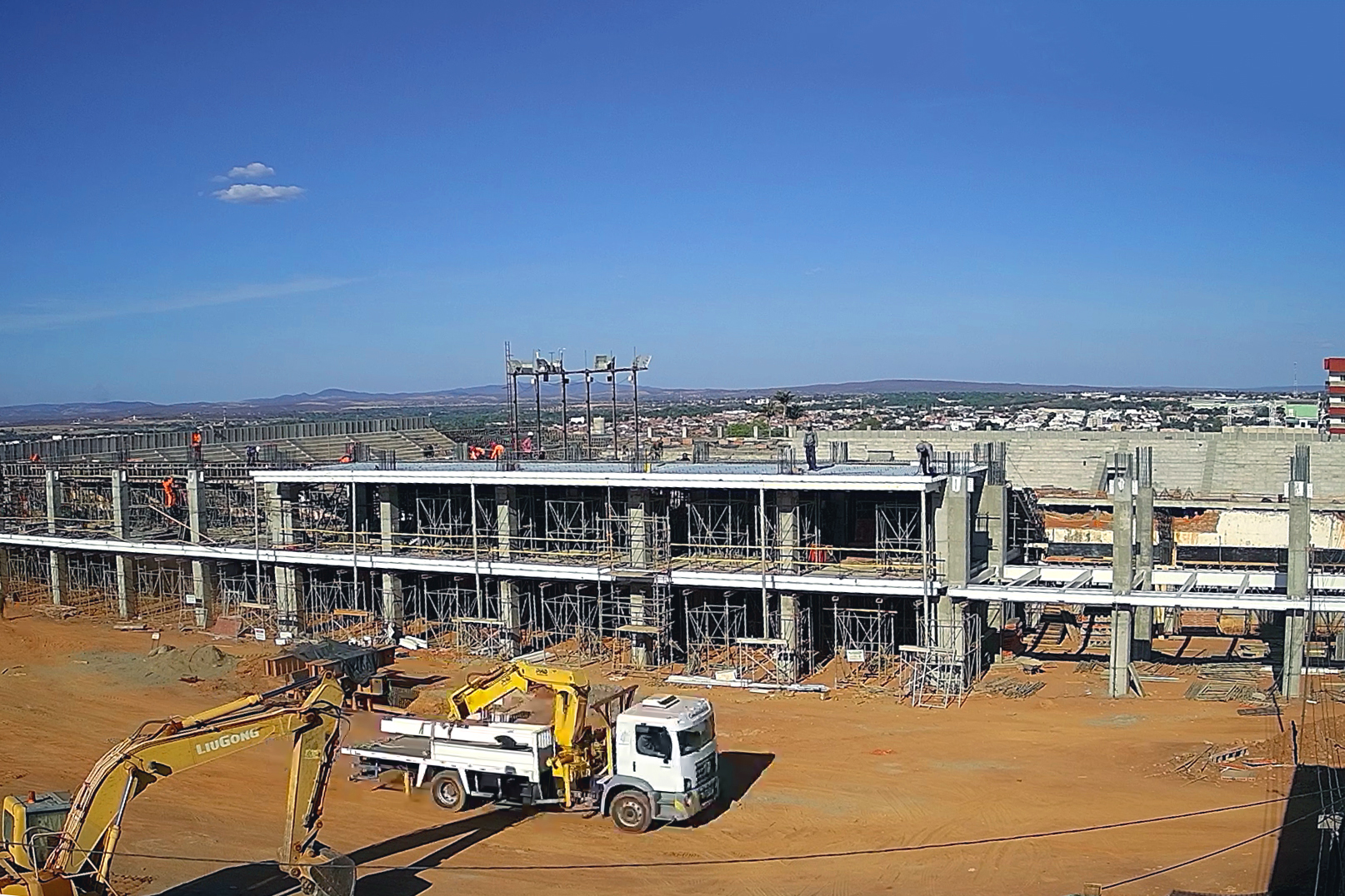 Obras na Arena Romeirão