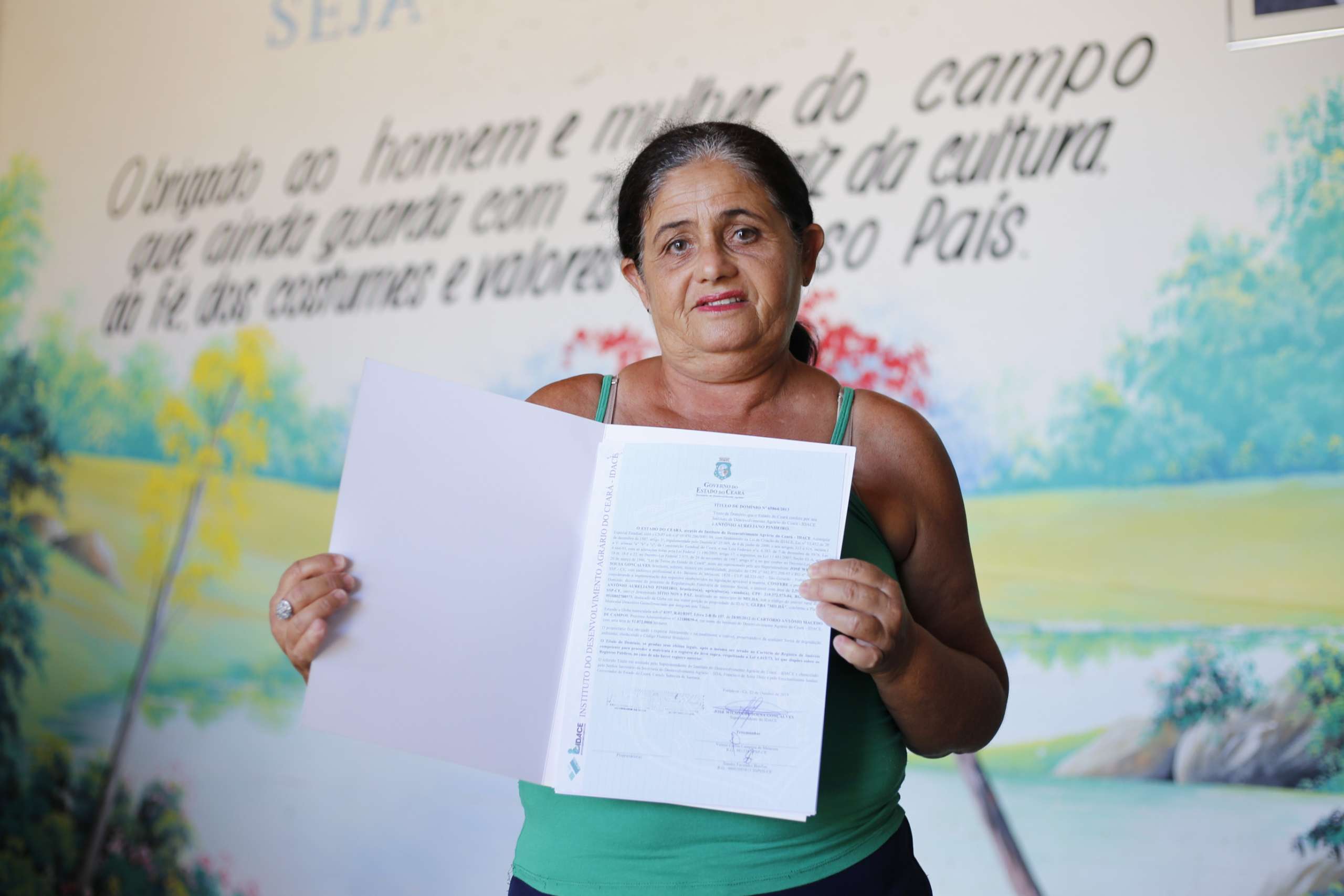 Entrega de imóvel e aquisição de terras foram os destaques do Idace em julho - Instituto do Desenvolvimento Agrário do Ceará