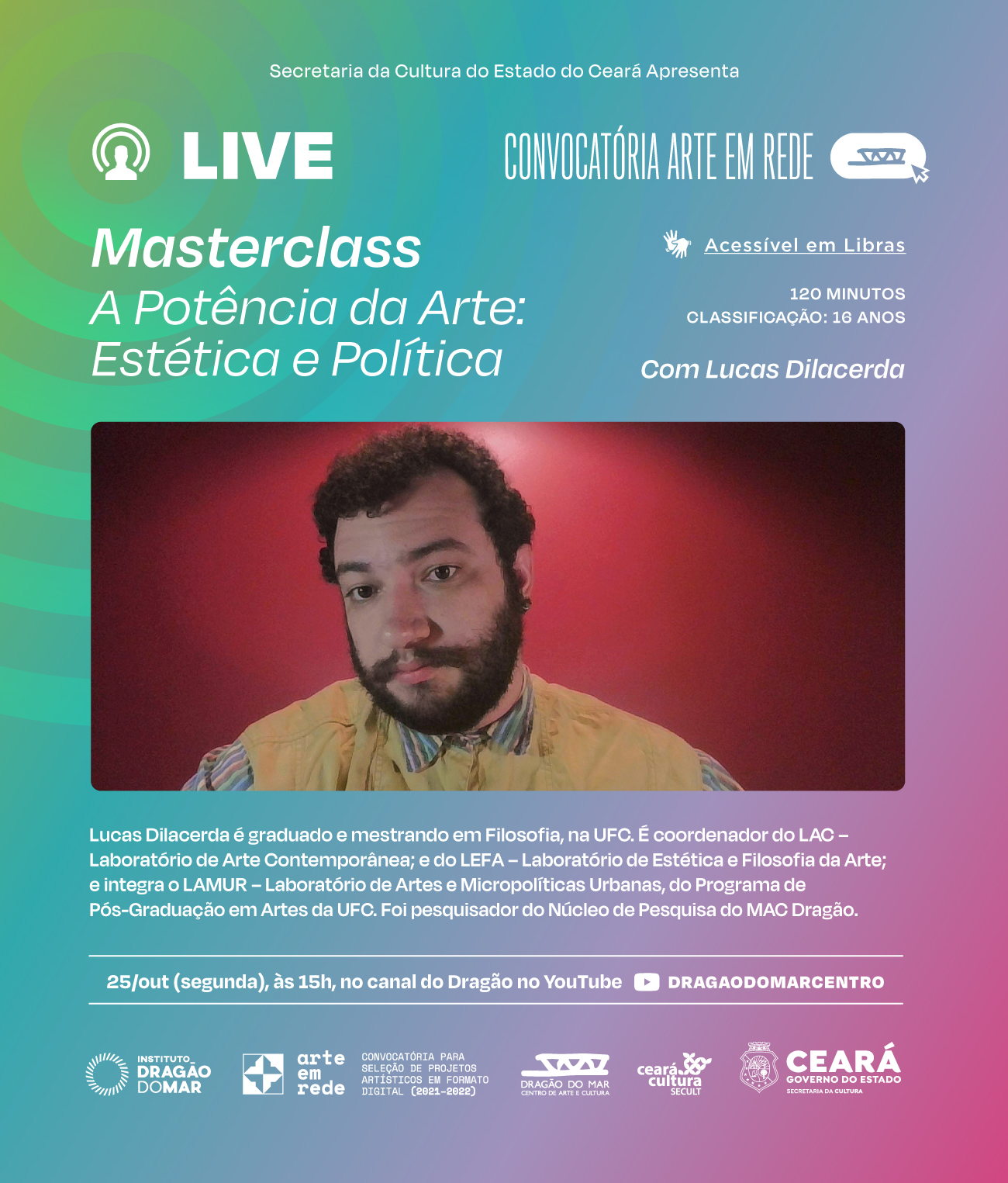 Convite para a masterclass! 