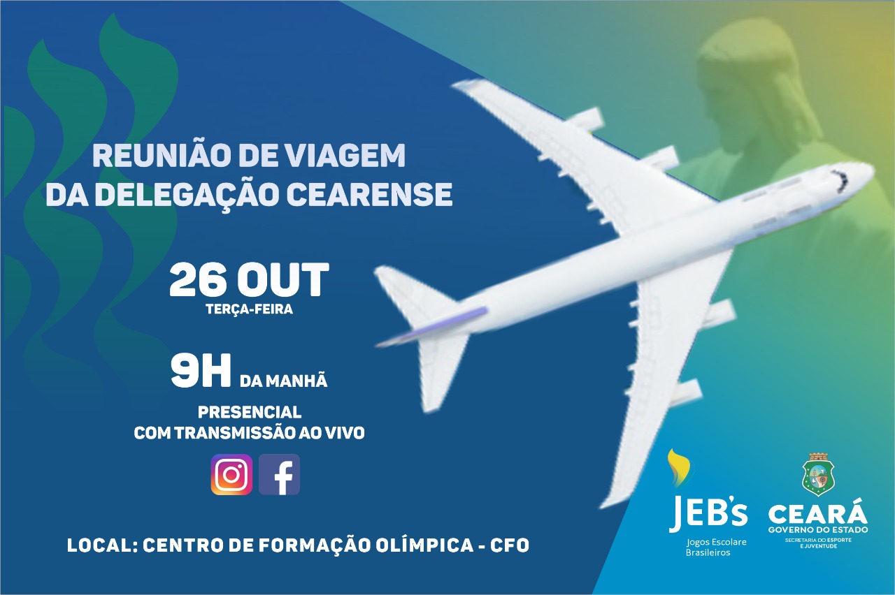 Sesporte realiza reunião de viagem referente à Etapa Nacional dos Jogos da  Juventude 2023 - Governo do Estado do Ceará