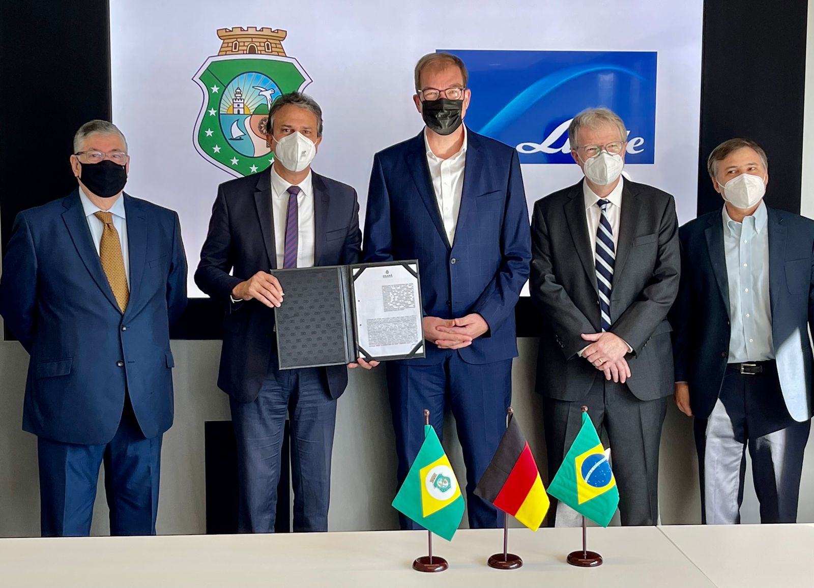 Governo do Ceará assina acordo com a Linde/White Martins para a produção de Hidrogênio Verde