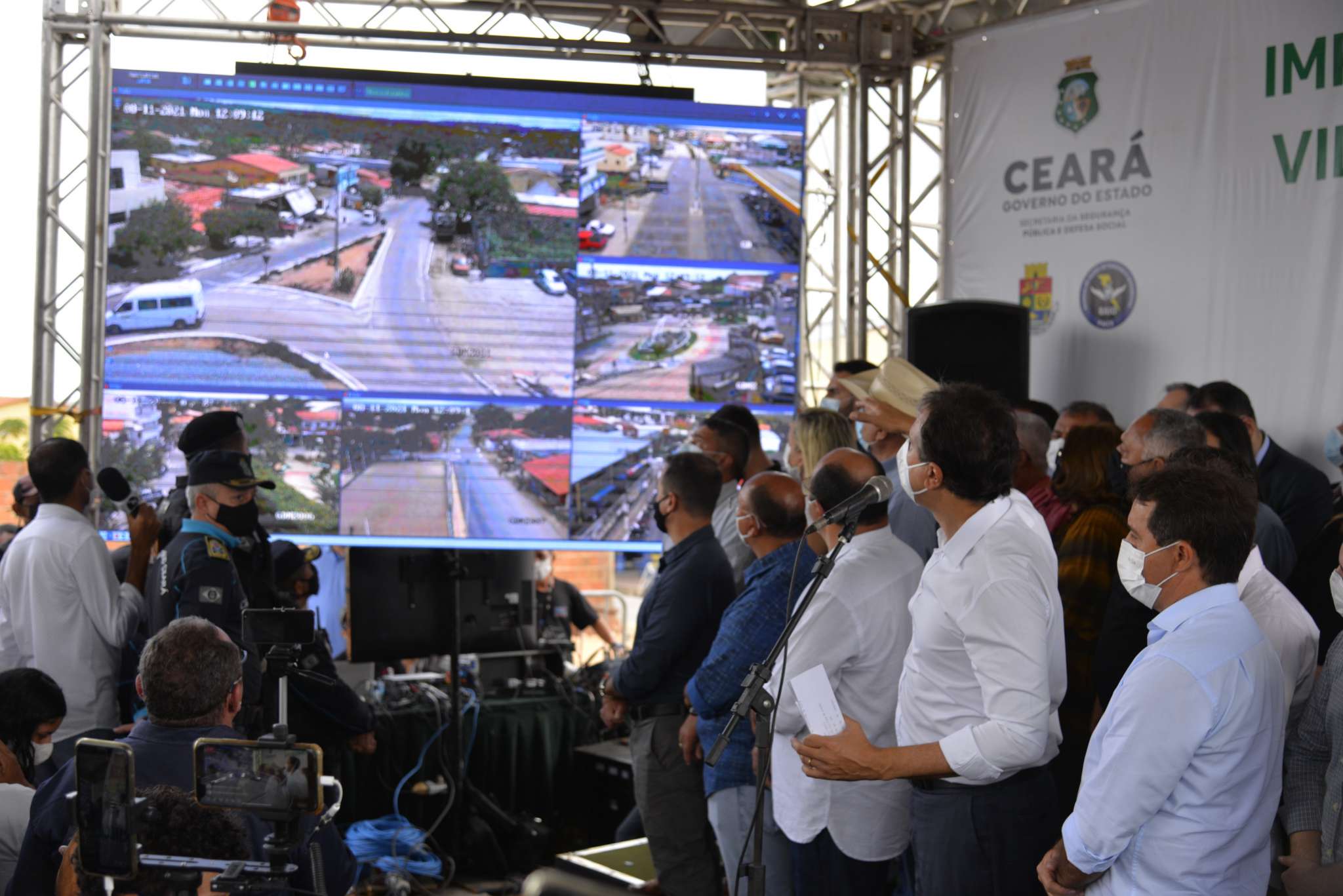 Inauguradas em Guaraciaba do Norte a 50ª central de videomonitoramento e 51ª base do CPRaio