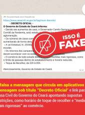 Antifake: é falsa mensagem sobre suposto novo “Decreto Oficial”