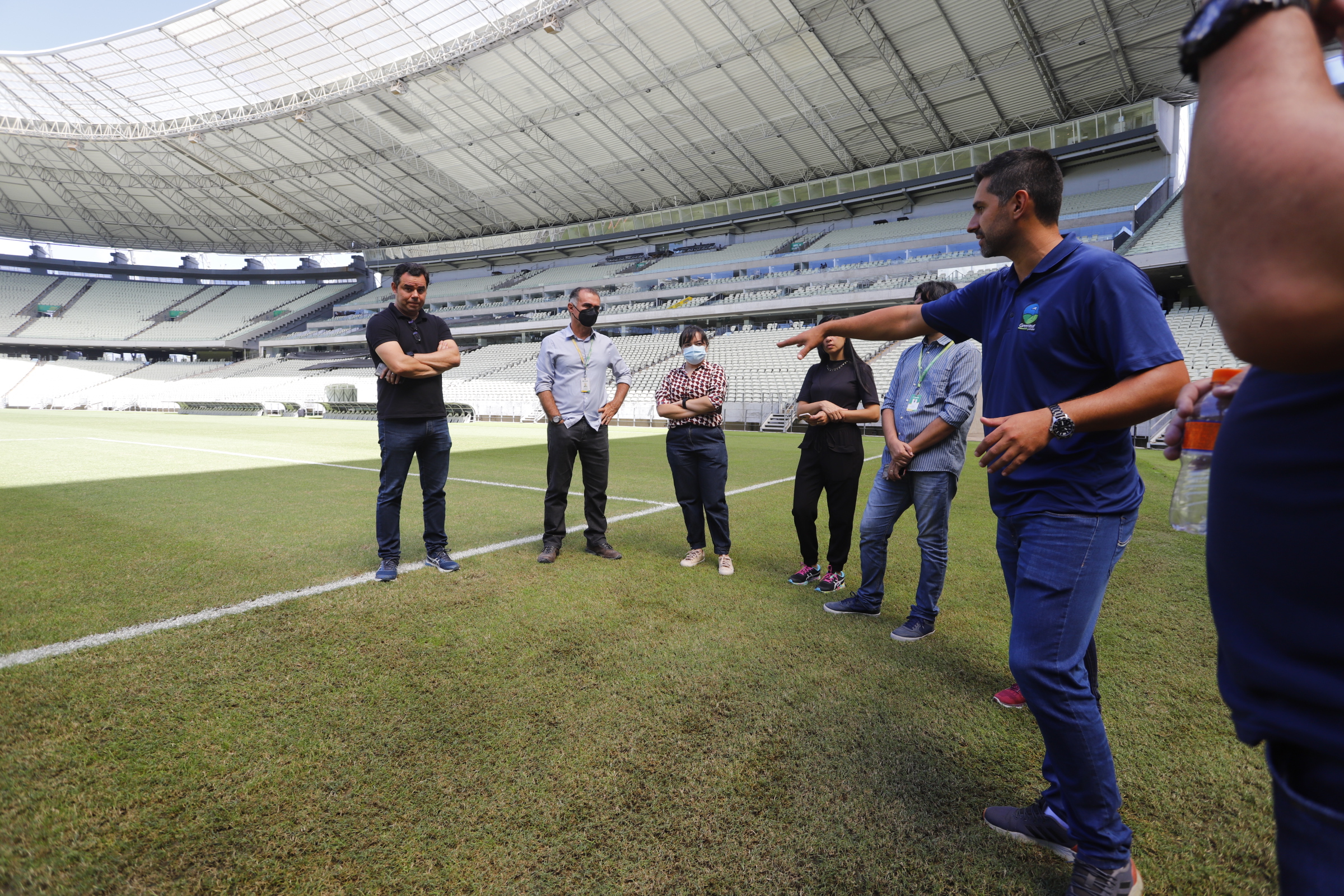 Com pausa nos jogos, Arena Castelão reforça manutenção do gramado -  Secretaria do Esporte