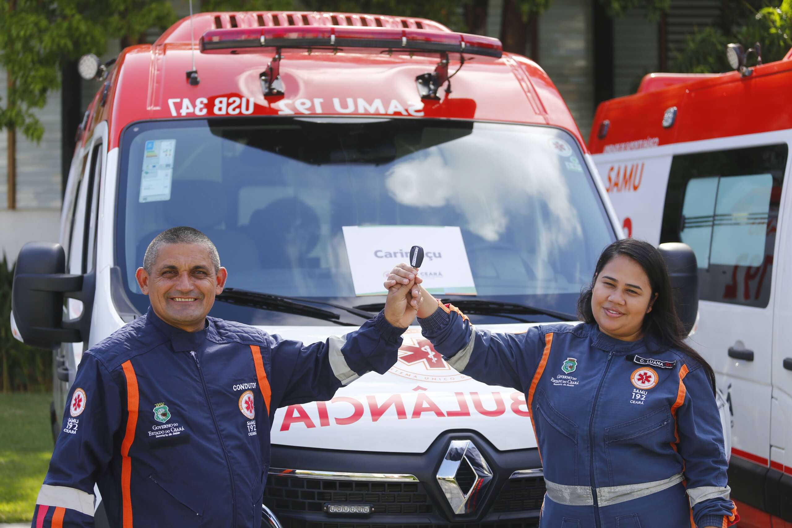 Novas ambulâncias reforçam atendimento do Samu 192 Ceará em 10 municípios
