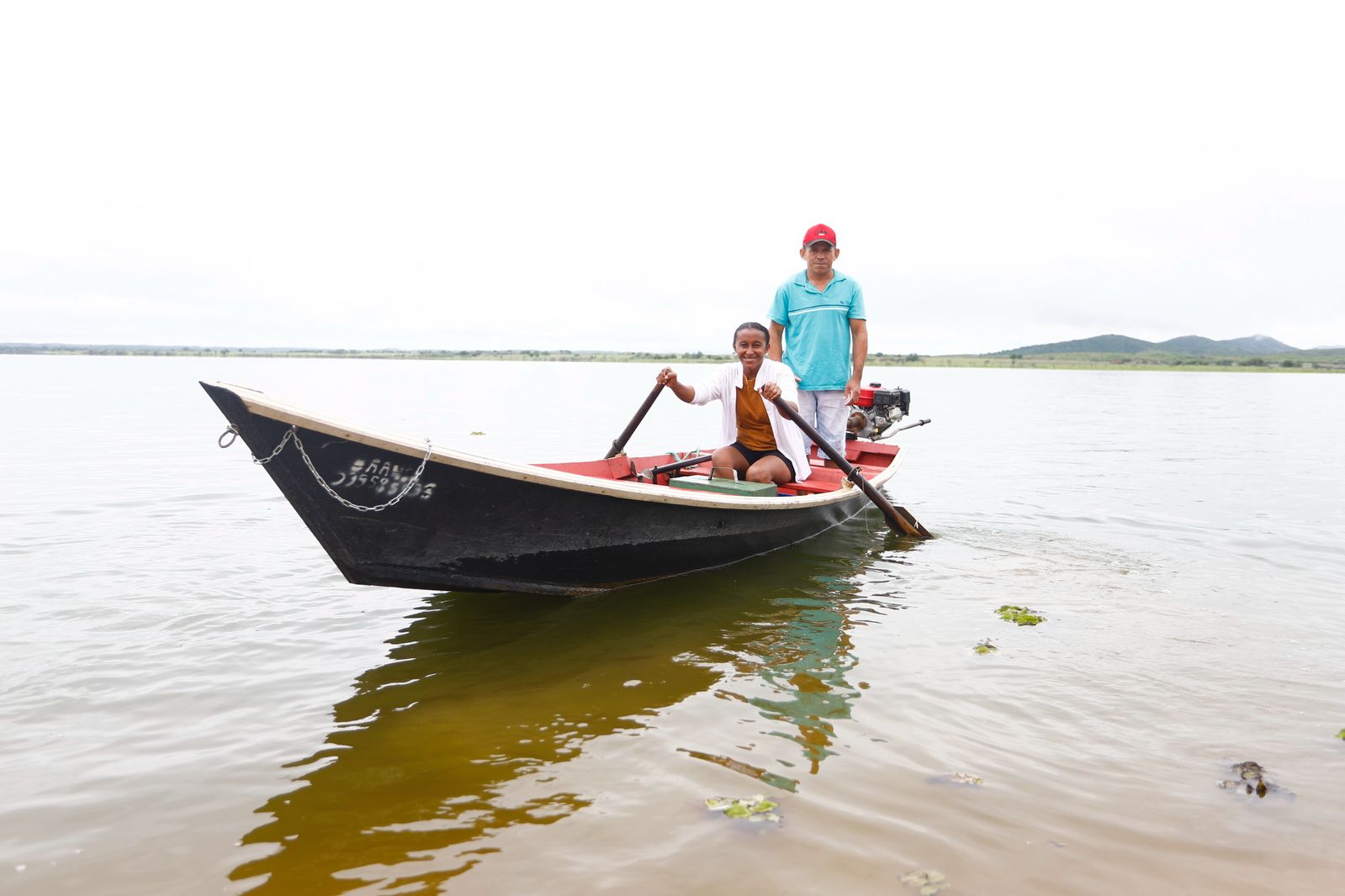 Casal pescadores peixamento Icó