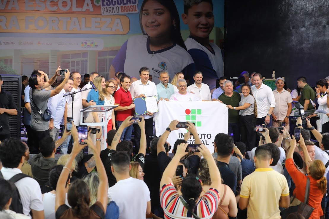 FORtaleCE: Granja Lisboa ganha nova escola de tempo integral e MEC autoriza obras de dois novos campi do IFCE na Capital