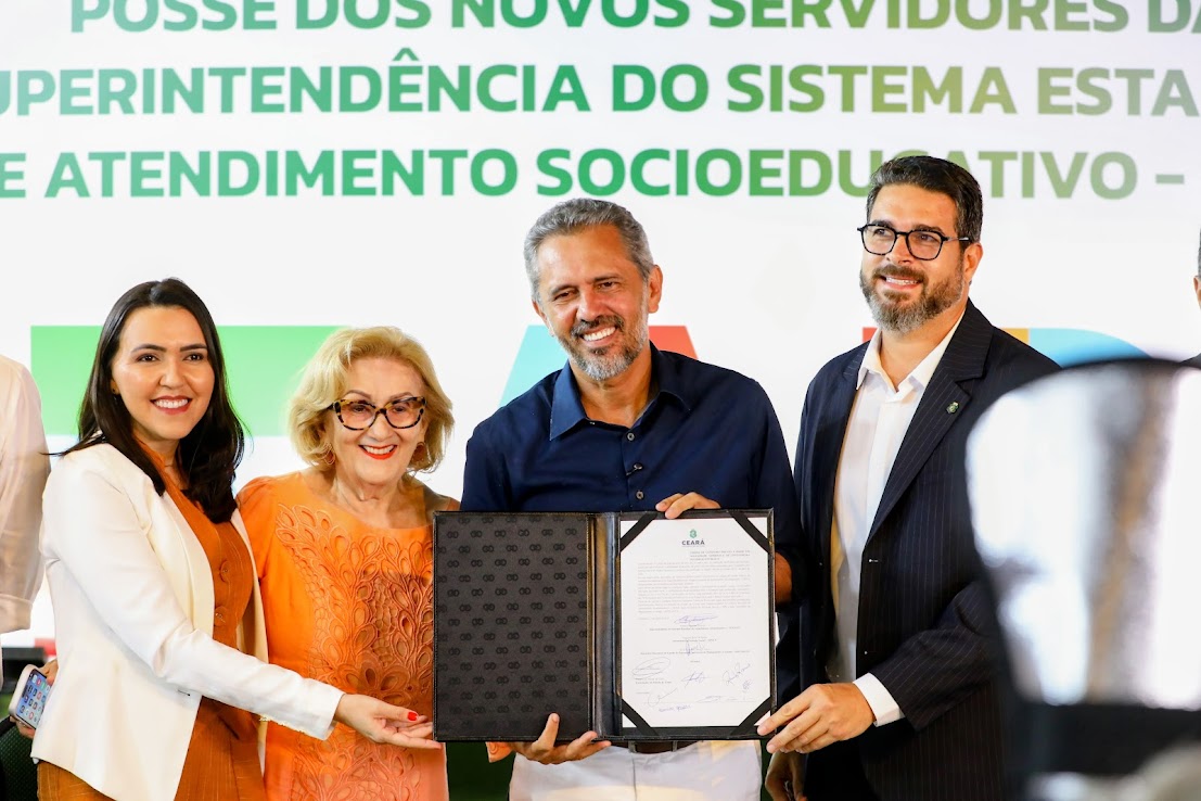 Governo do Ceará empossa 101 novos servidores da Seas e anuncia R$ 5,2 milhões em investimentos nos centros socioeducativos